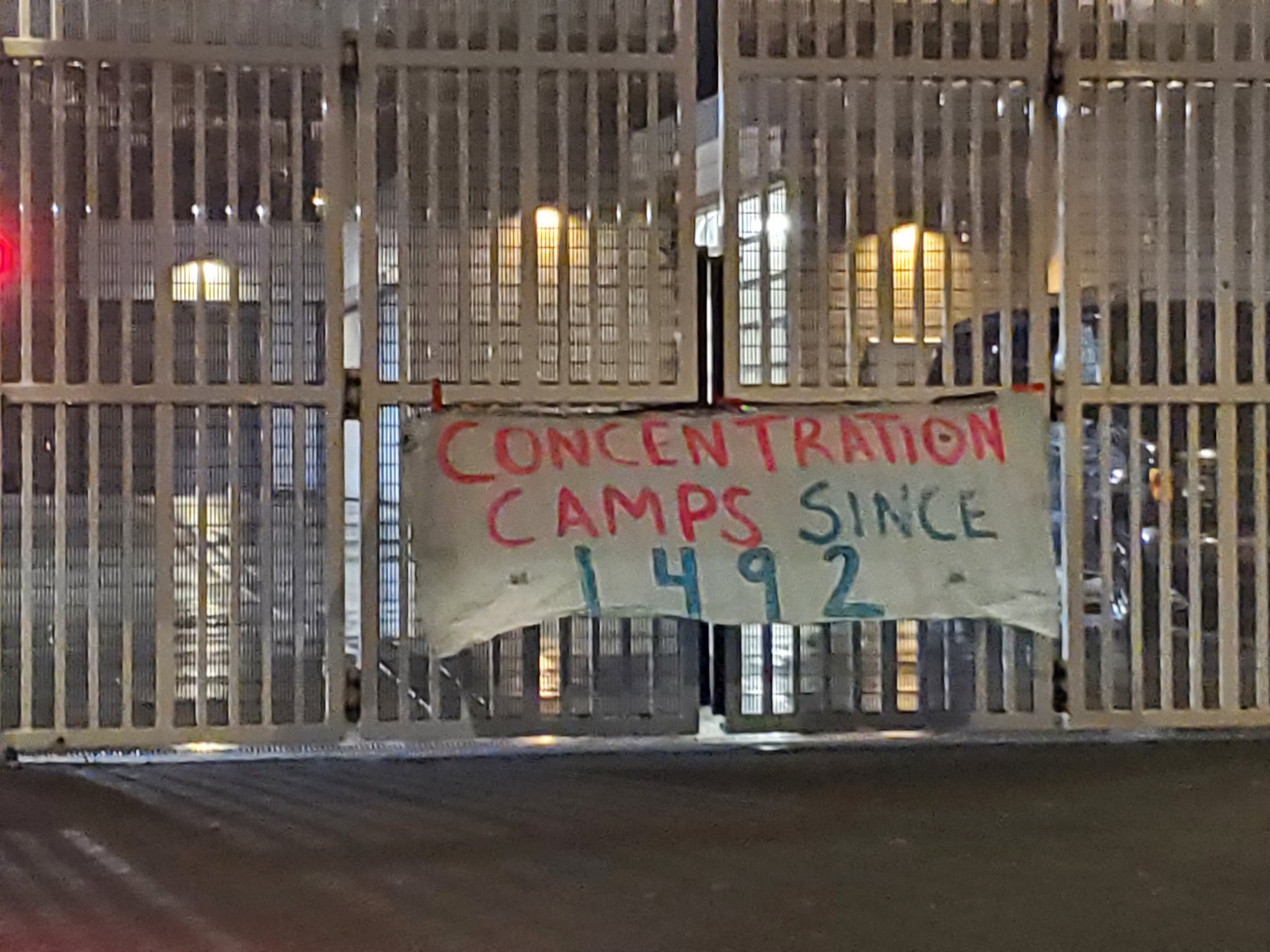 Banner Drop Against ICE in Portland