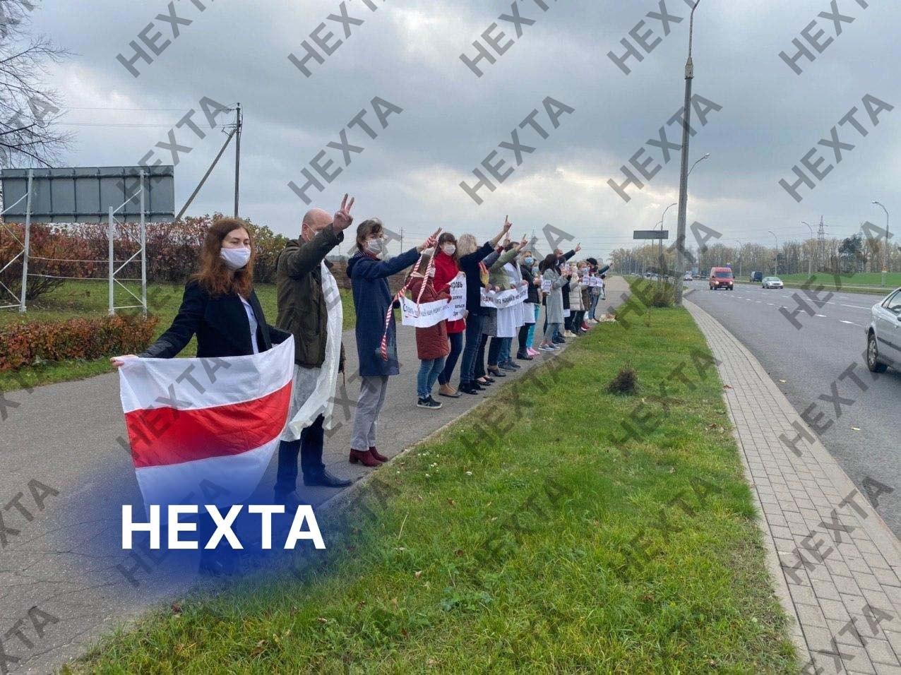 Sporadic Protests Occur All Over Belarus