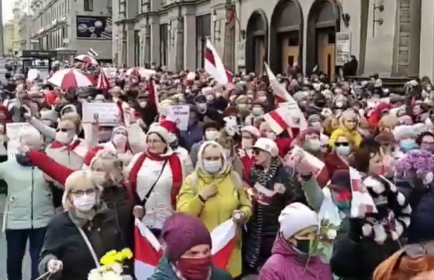March of Seniors in Minsk